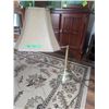 Image 2 : 14" Wide x 24" High Brass Swing Arm Lamp with 10.5" High Statue