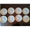 Image 1 : Eight 10.5" Gold Rimmed Porcelain Dinner Plates
