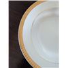 Image 2 : Eight 9" Gold Rimmed Porcelain Soup/Salad Bowls