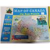 Image 2 : Map of Canada jig saw puzzle & 3 coloring books
