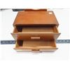Image 3 : Wooden 2 drawer jewelry box