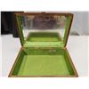 Image 2 : Wooden jewelry box, w/ handles and mirror inside