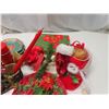 Image 2 : Box of Christmas décor, etc.