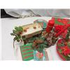 Image 3 : Box of Christmas décor, etc.