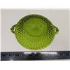 Image 2 : Indiana glass avacado green, 2 handled serving bowl