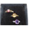Image 3 : 3 rings in box - size 8