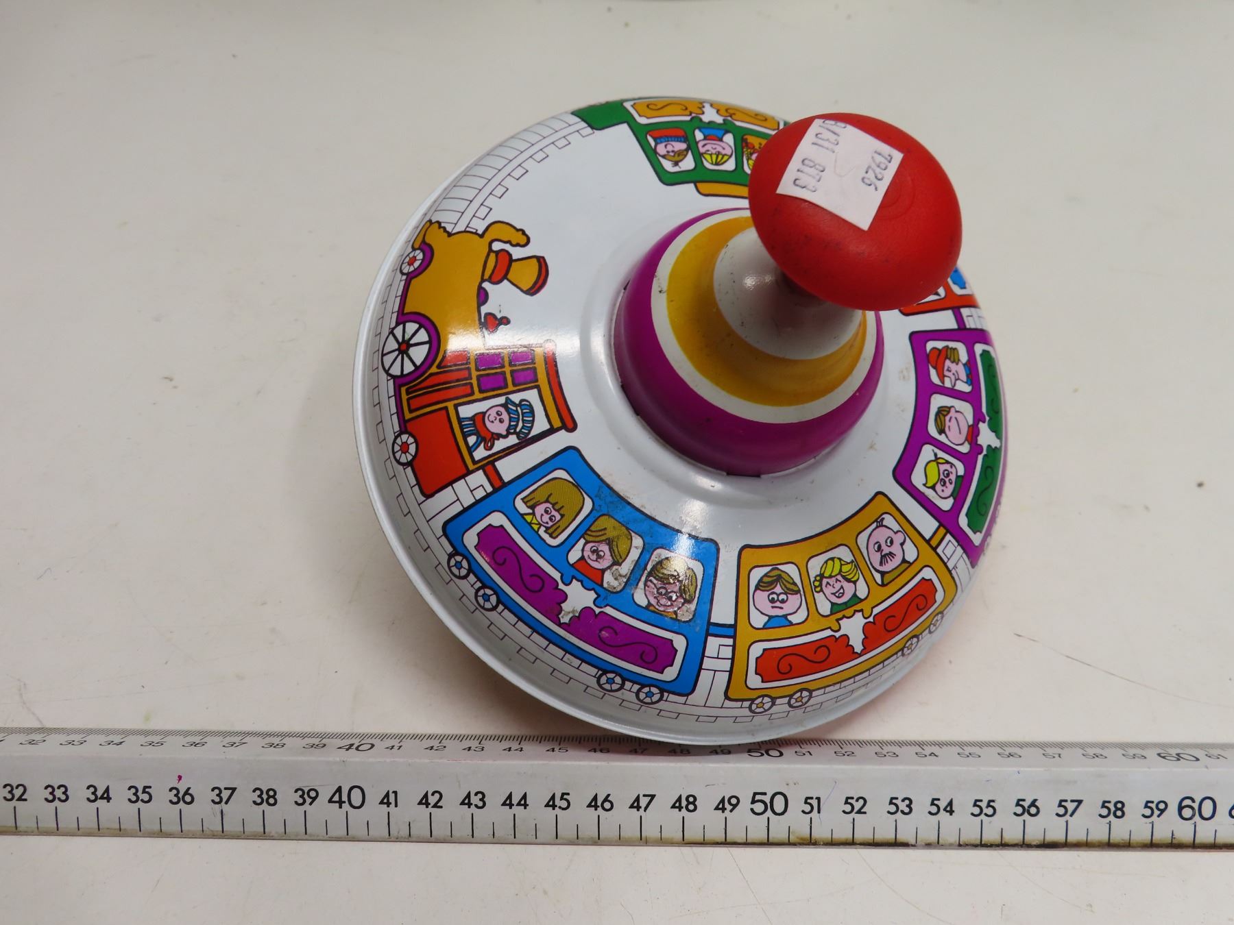 Top Toy Design 1950's Toy Train Design Spinning Top Toy - Schmalz Auctions
