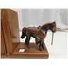 Image 2 : Pair of Vintage Horse Book Ends