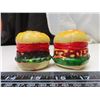 Image 1 : Made in Hong Kong Hamburger Salt & Pepper Shakers