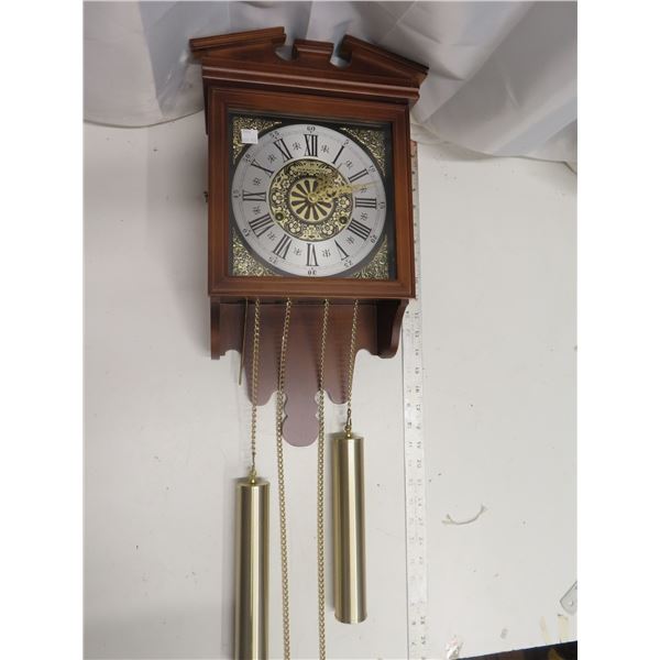 Beautiful Hamilton Wall Clock w/ Chimes & Key