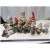 Image 1 : Box of 11 Vintage Gnome Ornaments