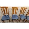 Image 3 : 6 Matching Solid Wood Table Chairs
