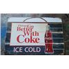 Image 1 : Coca-Cola tin sign - repro