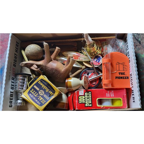 Box of misc. collectibles