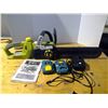 Image 1 : RadLy 40V Max ChainSaw 14"bar 2 battries, owner manual, Charger Battery have cheek light