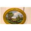 Image 2 : Vintage Art Oval Wood Frame