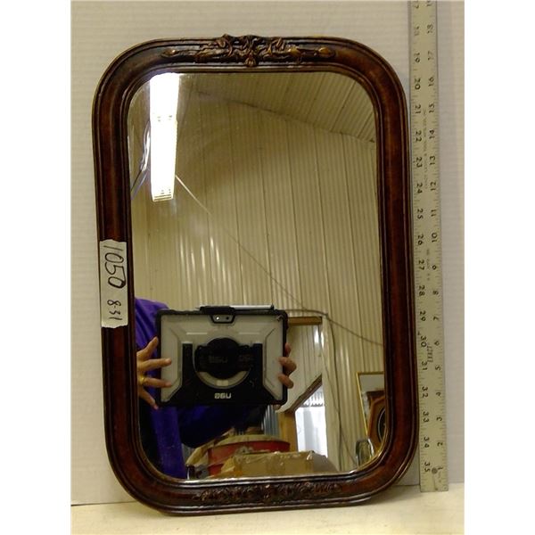 Vintage Wood Frame Mirror