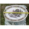 Image 1 : Rare  large turkey plastic 21 x 15 inch serving plate.
