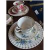 Image 2 : Lot of royal albert bone china cup, saucers, sugar and plates