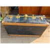 Image 5 : Old vintage trunk W/ lock and key 36"x20"x13"