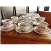 Image 2 : Lot of 10 bone china matching cups and saucers