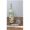 Image 1 : Collector's Item, Very Old, Rum BACARDI bottle with matching Glass Serial # 104623