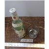 Image 2 : Collector's Item, Very Old, Rum BACARDI bottle with matching Glass Serial # 104623