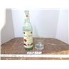Image 1 : Collector's Item, Very Old, Rum BACARDI bottle with matching Glass Serial # 021275