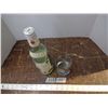 Image 2 : Collector's Item, Very Old, Rum BACARDI bottle with matching Glass serial # 103027