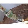 Image 3 : Collector's Item, Very Old, Rum BACARDI bottle with matching Glass serial # 103027