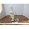 Image 1 : Collector's Item, Very Old, Rum BACARDI bottle with matching glass serial # 021034