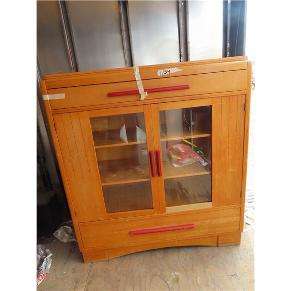 China cabinet- 46"x43"x16"