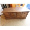 Image 1 : Wooden chest- 44"x19"x17"
