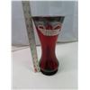 Image 1 : Red  and gray pottery drip glaze vase-11" tall