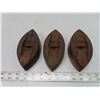 Image 1 : Lot of 3 sad irons