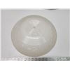 Image 2 : Large glass lamp/light fixture shade - 16" across x 3.5"H