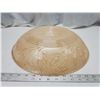 Image 1 : Large champagne lamp/light fixture shade - 16" across x 3.5"H
