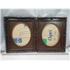 Image 1 : 2 Vintage wooden picture frames - 16.5x19.5"H