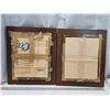 Image 4 : 2 Vintage wooden picture frames - 16.5x19.5"H