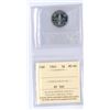 Image 2 : 1945 ICCS graded, Canadian 5 cent coin - MS64