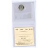Image 2 : 1949 ICCS graded, Canadian silver 10 cent coin - MS63