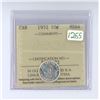 Image 1 : 1952 ICCS graded, Canadian silver 10 cent coin - MS64