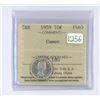 Image 1 : 1959 ICCS graded, Canadian silver 10 cent coin - PL65