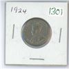 Image 1 : 1924 Canadian 5 cent coin