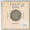 Image 1 : 1903H Canadian silver 10 cent coin