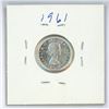 Image 2 : 1961 Canadian silver 10 cent coin