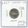Image 1 : 1967 Canadian centennial silver fish 10 cent coin