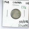 Image 1 : 1968 Canadian silver 10 cent coin