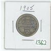 Image 1 : 1905 Canadian silver 25 cent coin