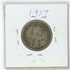 Image 2 : 1917 Canadian silver 25 cent coin